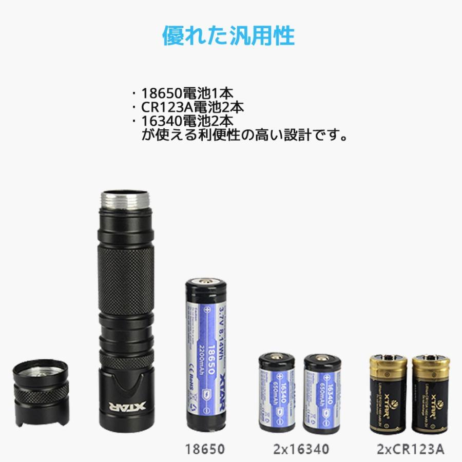 XTAR エクスター WK18 懐中電灯 LED ハンディライト フラッシュライト 防水 アウトドア バイク CREE社製 L2 U3 LED |  | 07