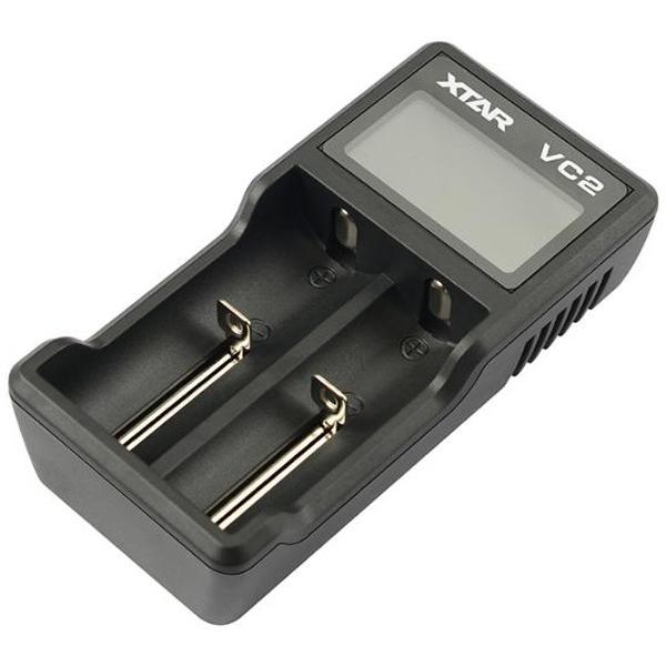 XTAR エクスター VC2 リチウムイオン 充電器 充電情報表示機能 ディスプレイ付き 2スロットバッテリーチャージャー 高速 急速 USB充電器 充電池 |  | 03