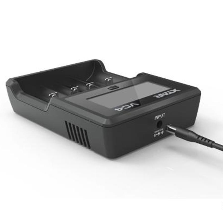 XTAR エクスター VC4 リチウムイオン 充電器 4スロット USB 過放電解除 安全回路 ディスプレイ 電池 バッテリーチャージャー 高速 急速 充電池 Li-ion |  | 11
