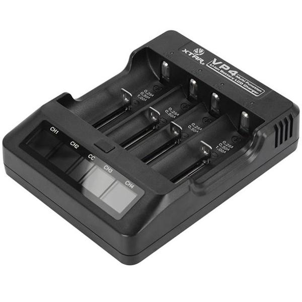 XTAR エクスター VP4 14500 18650 対応 リチウムイオン IMR 電池 USB充電器  バッテリーチャージャー 高速 急速 充電池 IMR マルチサイズ対応 Li-ion |  | 01