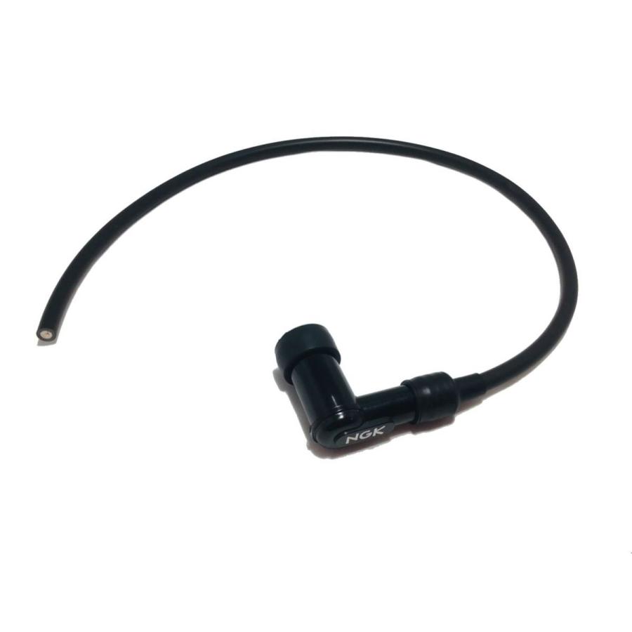 NGK プラグコード・プラグキャップ セット 黒 1本 スーパーカブ90