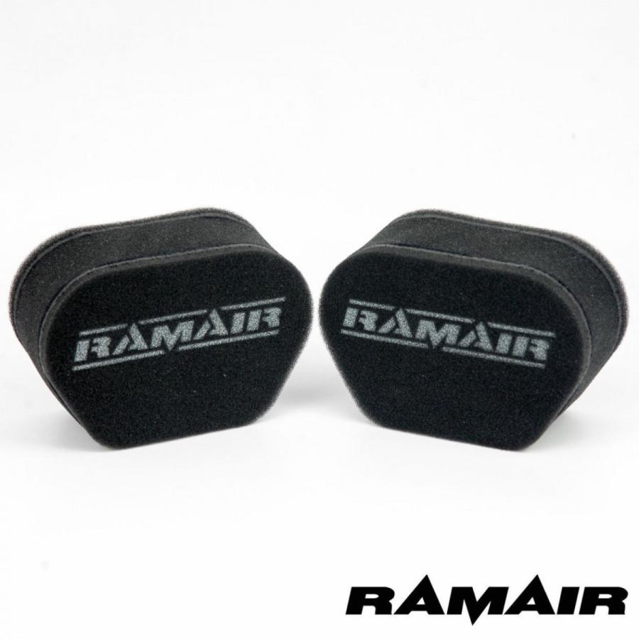 RAMAIR ラムエア 付与 2連セット ZRX1200 爆売り エアフィルター ZRX1100