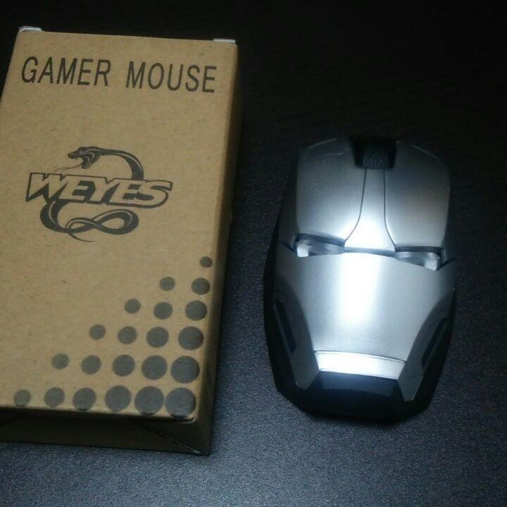 iron man アイアンマン RF ワイヤレス マウス USB 光学式マウス