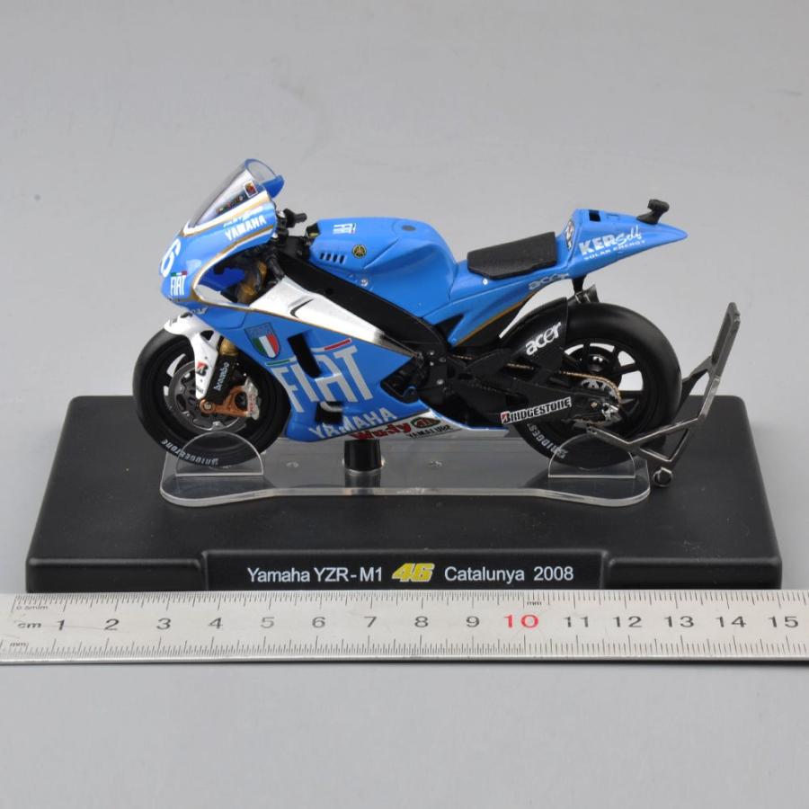 ixo MODELS 1:18 YAMAHA YZR-M1 No.46 Valentino ROSSI Moto GP Catalunya 2008 Ver.｜orenji｜02