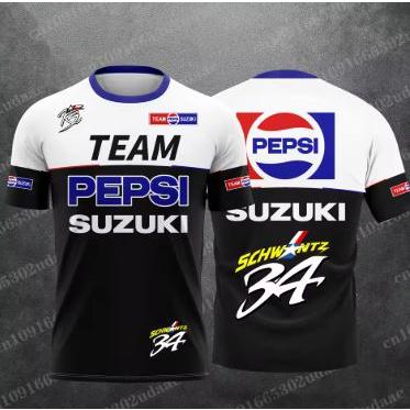 PEPSI SUZUKI RGVΓ500 Kevin Schwantz 34 ケビン・シュワンツ プリント
