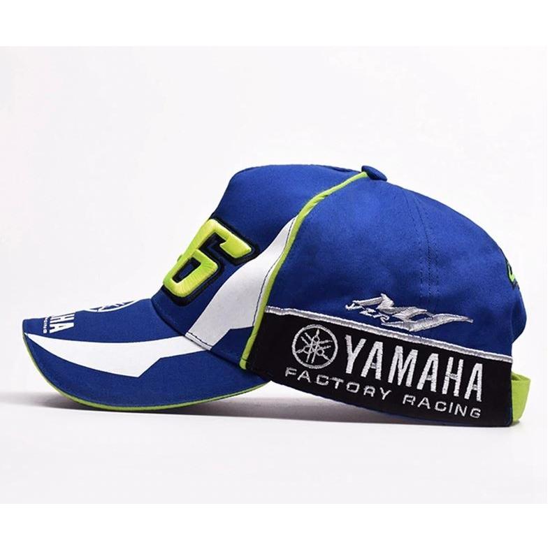 YAMAHA BLUE YZR-M1 Valentino Rossi 46 バレンティーノロッシ Moto GP キャップ｜orenji｜02