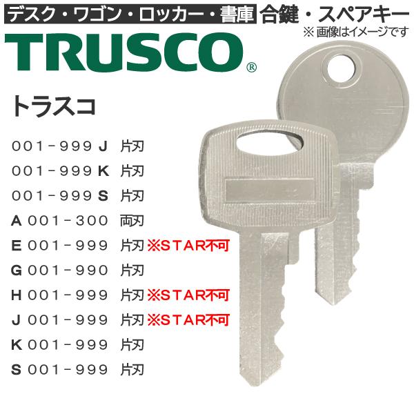 TRUSCO中山 TRUSCO（トラスコ中山）合鍵 スペアキー ロッカー・デスク・ワゴン・キャビネット・袖机・脇机・書庫・保管庫 用 / 鍵 ...