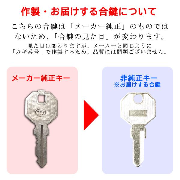 official鍵男dismBarbour SORA別注 GREEN LIFE(グリーンライフ)合鍵 スペアキー HS・ABN・HMG・SRM・SRS