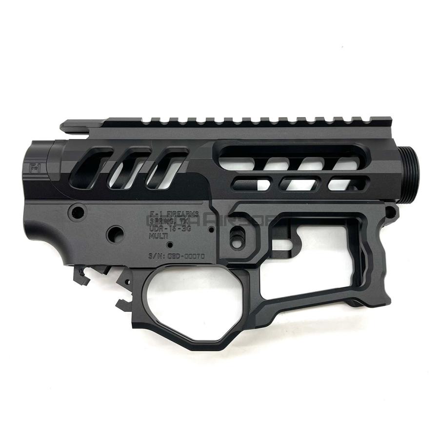 公式 グッズ IRON AIRSOFT F-1 FIREARMS UDR-15 3Gタイプ トレポン用レシーバーキット BK 【RIZ1254494701】(45074円)