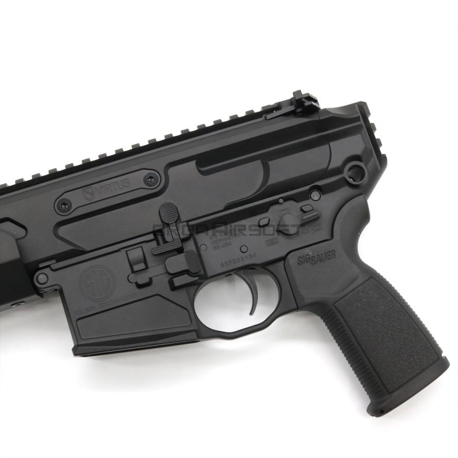 【限定品】 SIG MCX ガスブロ TypeD VIRTUS SBR 6.75インチ LVAW SHORT ハンドガード with Suppressor BK 【O2022819731】(72680円)