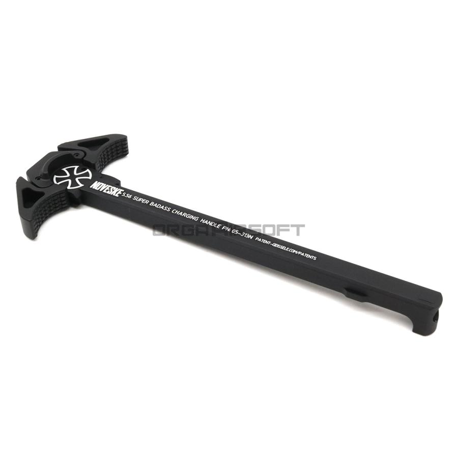 ZParts NOVESKE Super Badass SCHタイプ チャージングハンドル トレポン・ガスブロ用 BK ZKIT056