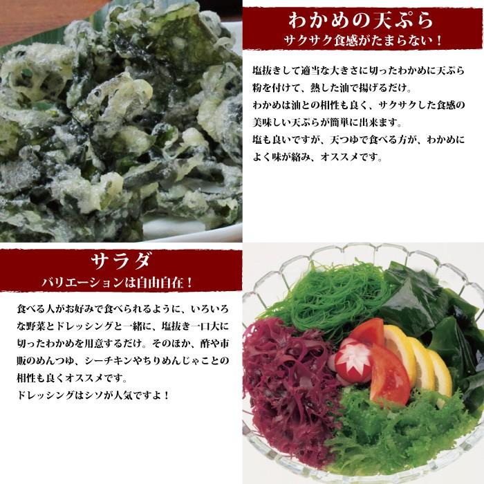 わかめ元葉 150ｇ マルイチ西條水産 宮城県十三浜産 ワカメ｜orgale｜04