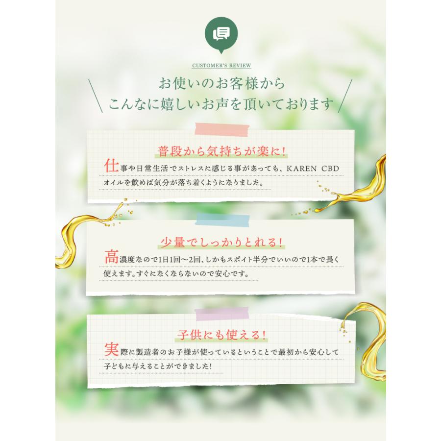 KAREN 20% CBD OIL CBD2000mg 10ml 2個セット 高濃度 有機オイル 国内