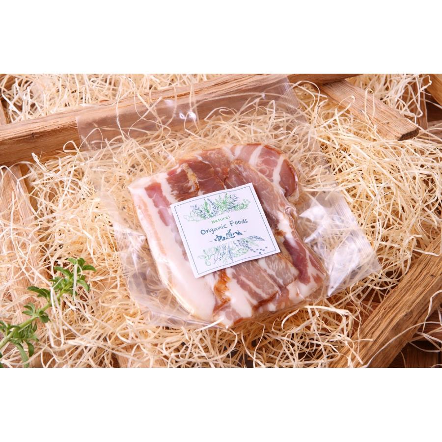 無添加 生ベーコンスライス オーガニックフーズ 中山道ハム Bacon80 オーガニックフーズ ヤフー店 通販 Yahoo ショッピング