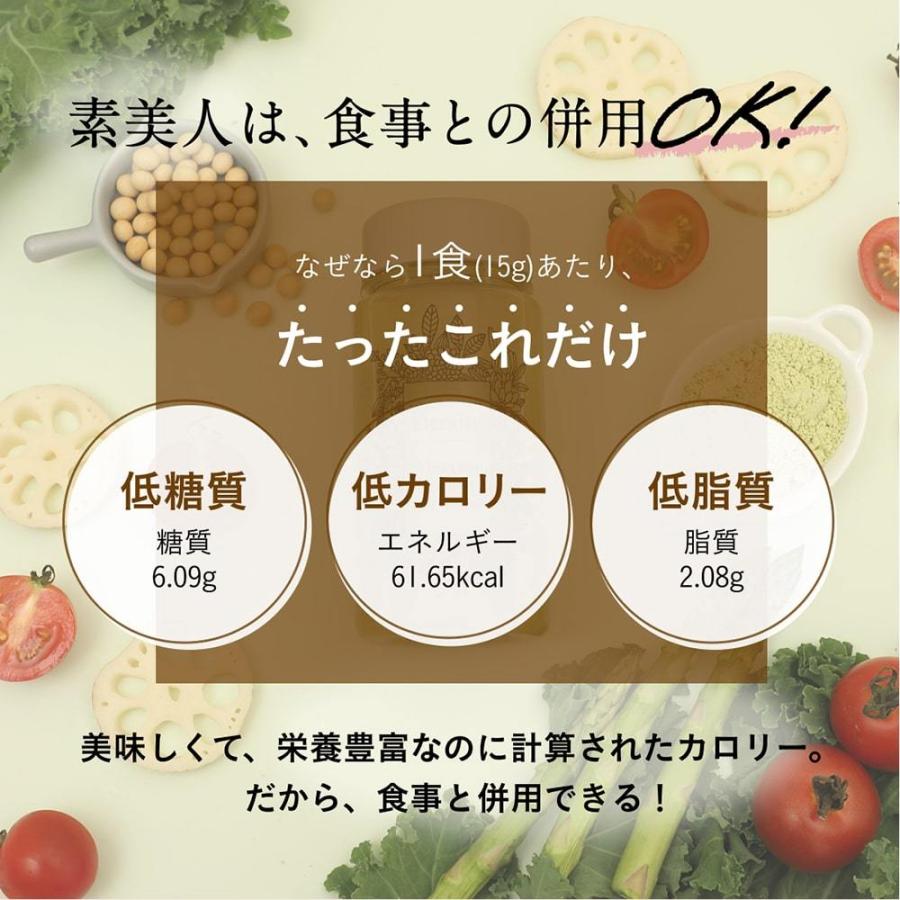 ソイプロテイン 黒糖抹茶味 500g 国産 無添加  プロテイン 完全食 タンパク質 抹茶 スーパーフード 人工甘味料不使用 40代 50代 大地のめぐみ素美人 | Orga Life | 14