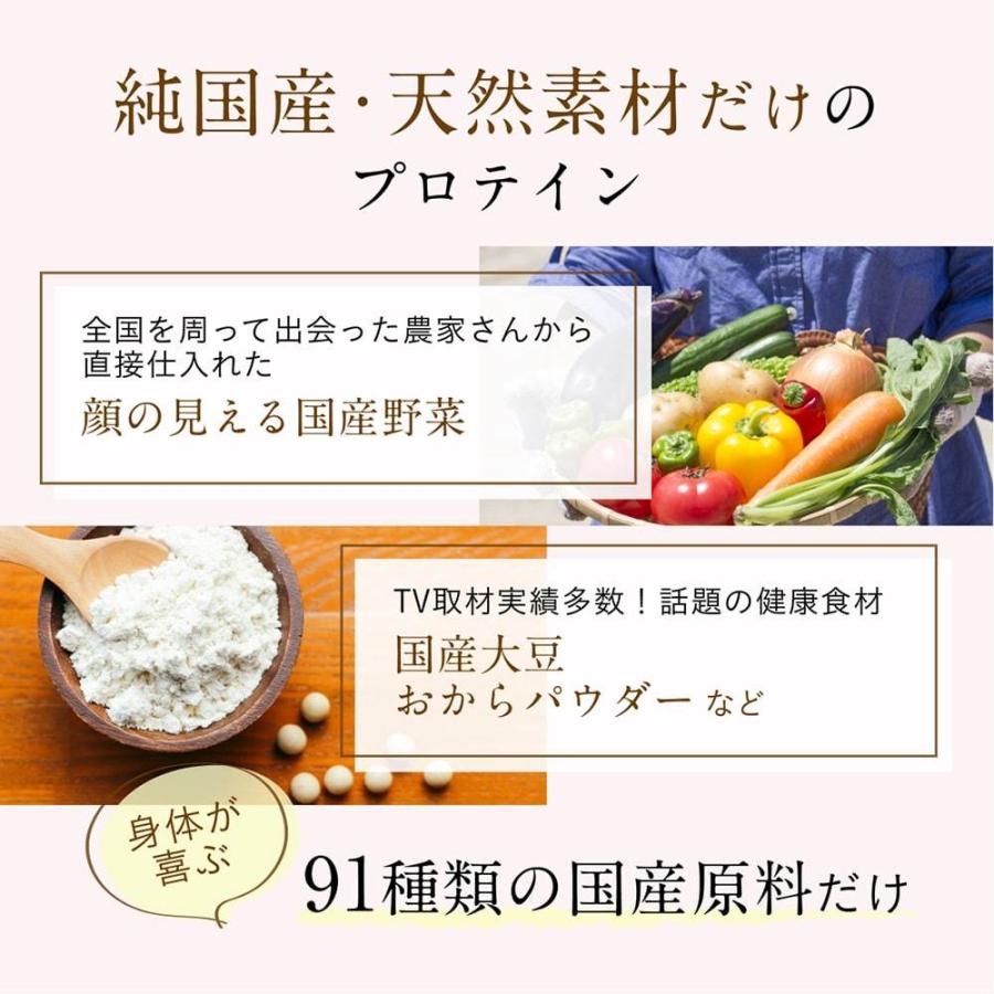 ソイプロテイン 黒糖抹茶味 750g 国産 無添加  プロテイン 完全食 タンパク質 抹茶 スーパーフード 人工甘味料不使用 40代 50代 大地のめぐみ素美人の画像