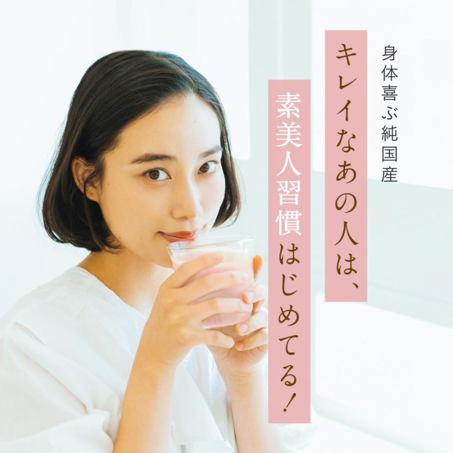 ソイプロテイン まるごといちご味 大地のめぐみ素美人 750g 国産 無添加 女性 タンパク質 完全食 完全栄養食 タンパク質 スーパーフード 送料無料 | Orga Life | 20