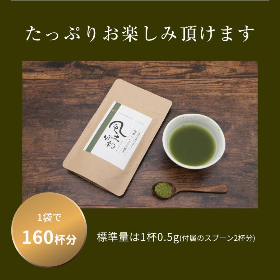 べにふうき茶 粉末 80g（約160杯分） 緑茶 紛茶 日本茶 花粉症 鼻炎 パウダー カテキン 美容 お茶  静岡県産 風土日和 | 風土日和 | 19
