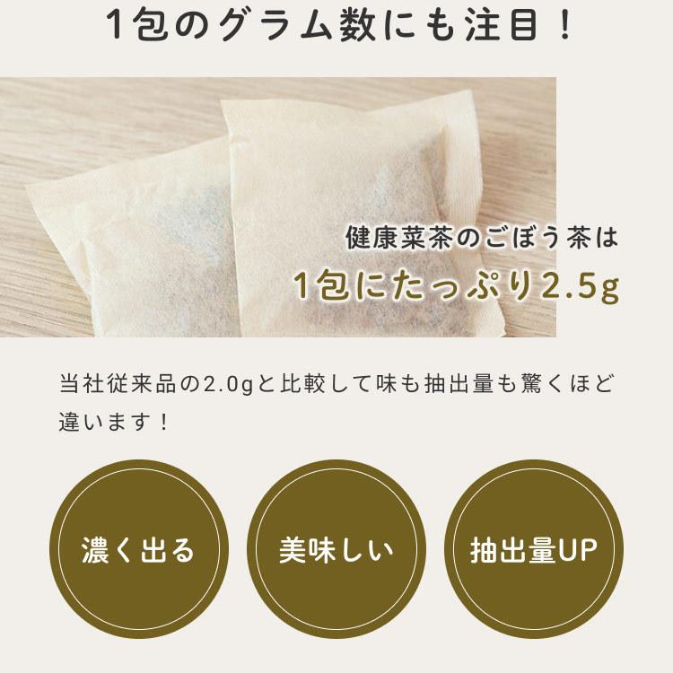 ごぼう茶 国産 ティーパック 水出し 2.5g x50包 ゴボウ ティーバッグ 健康茶 美容茶 食物繊維 イヌリン オーガライフ ドリンク 農薬検査済 特許製法 九州産｜organickitchen｜19