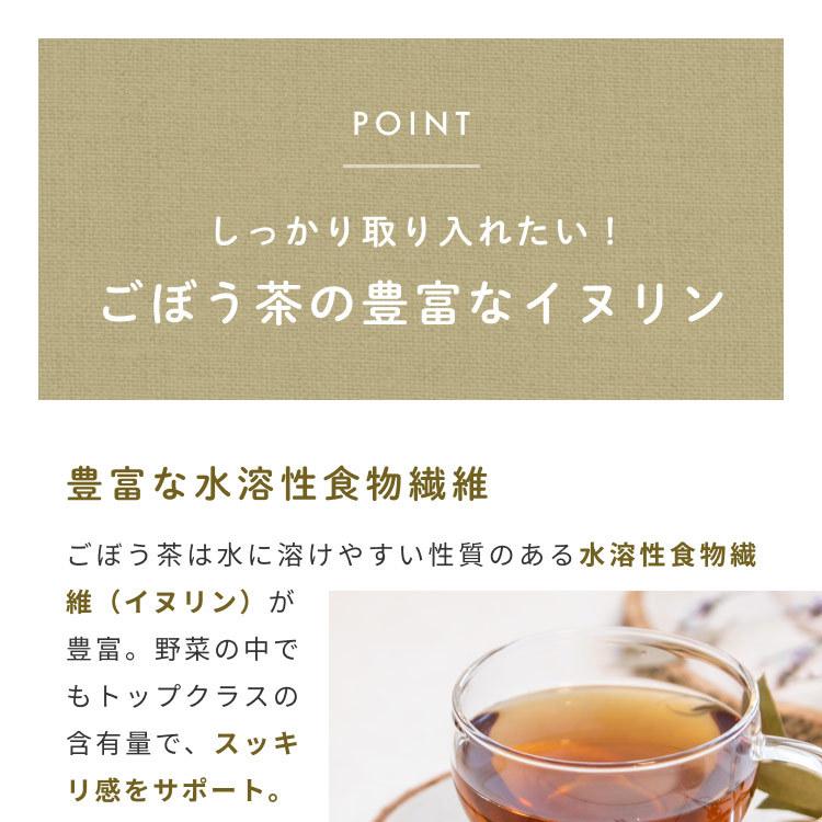 ごぼう茶 国産 ティーパック 水出し 2.5g x100包 ゴボウ ティーバッグ 健康茶 美容茶 食物繊維 イヌリン ドリンク オーガライフ 農薬検査済 特許製法 九州産 | Orga Life | 04