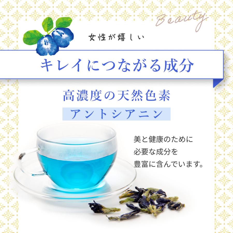 Orga Life バタフライピー 無農薬 オーガニック認定 50g 青いお茶 京都