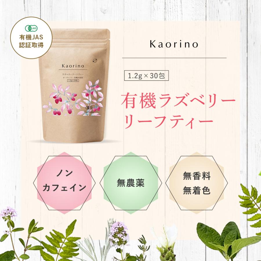 Orga Life ラズベリーリーフティー 有機JAS認定 1.2g×30包 ティー
