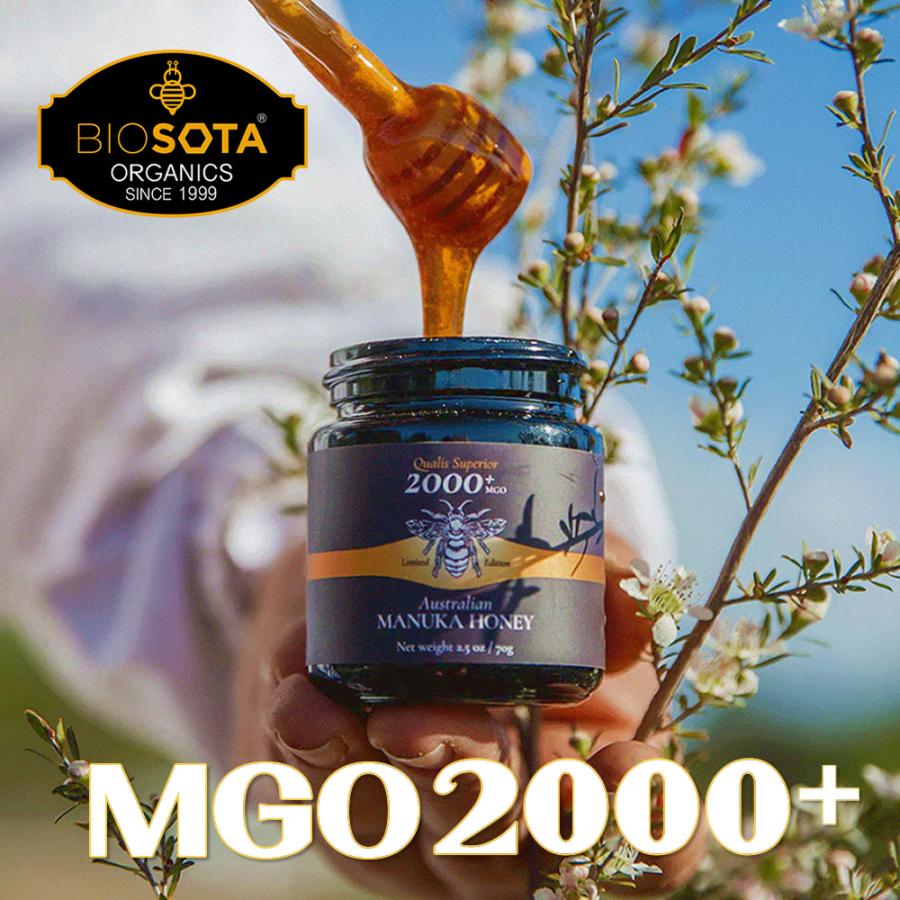 BIOSOTA マヌカハニー MGO2000+ 最上級グレード35+【70g
