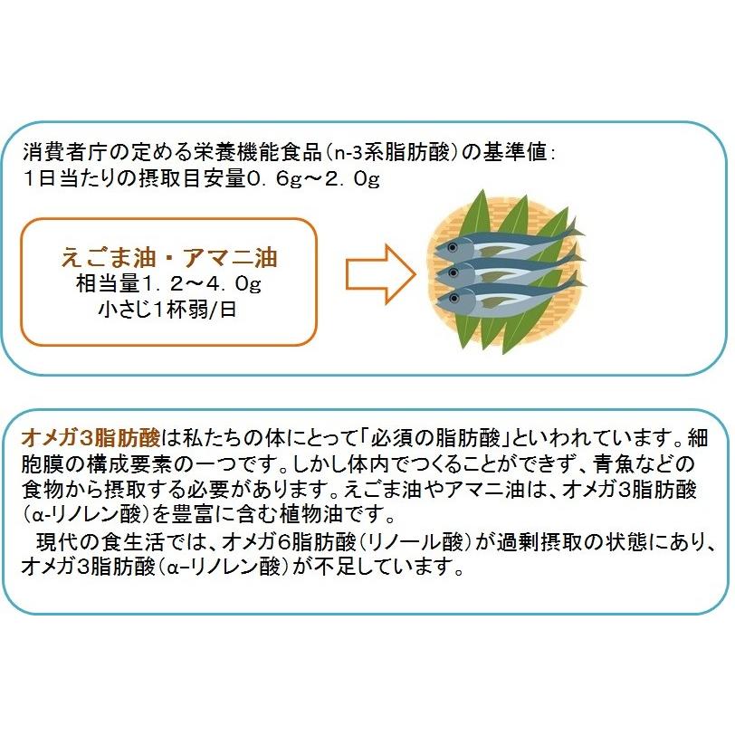 アマニ油有機110g3本セット コールドプレス無添加 無精製 オーガニック 一番搾り オイル αリノレン酸高含有 亜麻仁油 長白工坊 林先生今でしょ講座で話題|organicoil|05