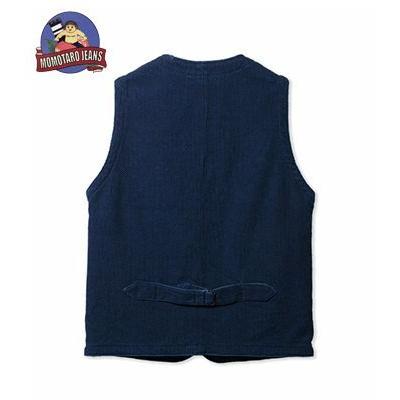 桃太郎ジーンズ（MOMOTARO JEANS） インディゴ染め 刺し子 ワーク