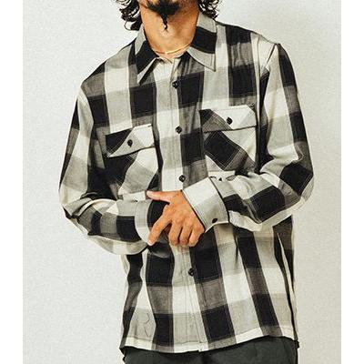 BIG MIKE（ビッグマイク） 長袖|オンブレ― チェック ワークシャツ BIG