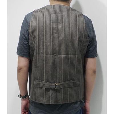 ダッパーズ オールドブラウンコバートストライプ レイルロード ワーク