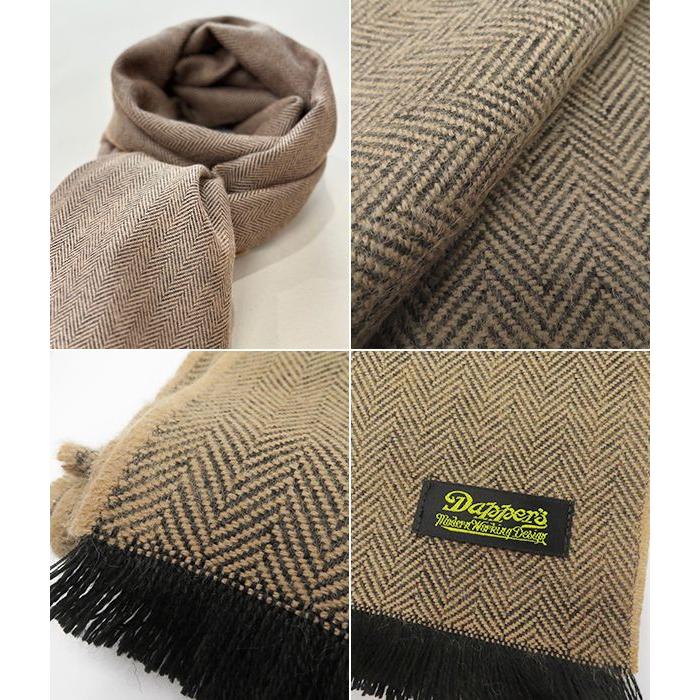 ダッパーズ V.FRAAS Made in Germany ウールアクリル混スカーフ