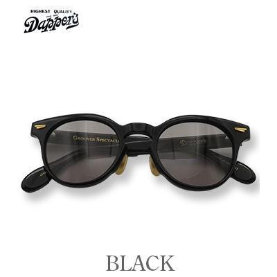 GROOVER dapper's BLACK サングラス GROOVER ダッパーズ Made in Japan アセテート UVカットレンズ