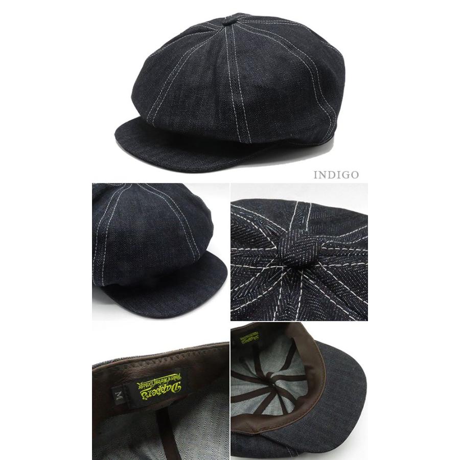 ダッパーズ デニム ヘリンボーン キャスケット Dapper's Classical