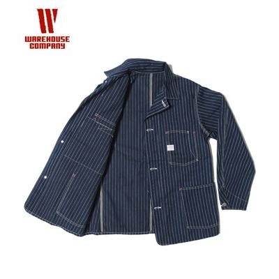 ウエアハウス WAREHOUSE 2110 カバーオール 38 ストライプ WAREHOUSE（ウエアハウス） カバーオール WAREHOUSE STRIPE COVERALL