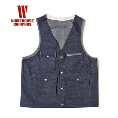 WAREHOUSE（ウエアハウス） ハンティングベスト WAREHOUSE DENIM
