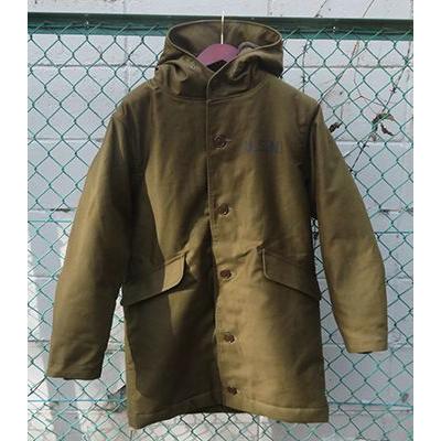 クッシュマン ジャングルクロス アルパカライニング デッキコート CUSHMAN N-2 DECK PARKA 21501の画像