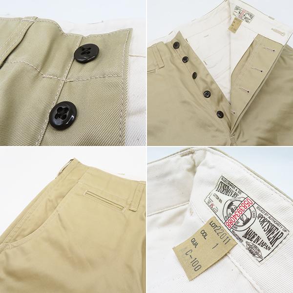 クッシュマン 1941Model チノ ミリタリートラウザース CUSHMAN  CHINO TROUSERS WIDE FIT 22011 | CUSHMAN | 03