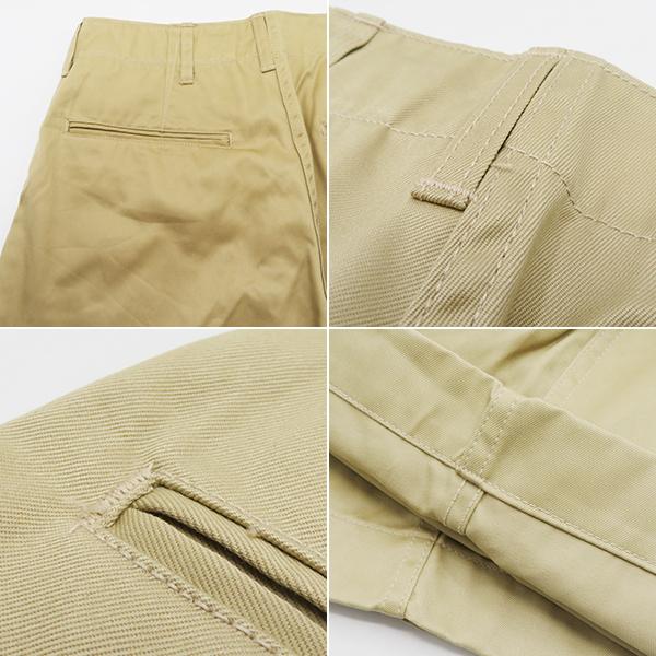 クッシュマン 1941Model チノ ミリタリートラウザース CUSHMAN  CHINO TROUSERS WIDE FIT 22011 | CUSHMAN | 04