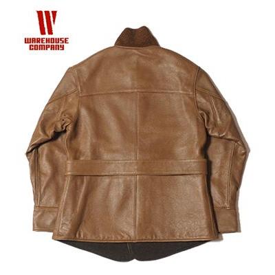 ウエアハウス ラムレザー ミドル丈 ベストレザーコート WAREHOUSE ONE OF THE BEST LEATHER COAT 2204の画像