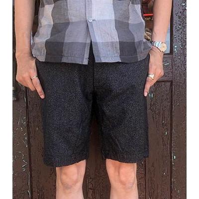 cushman ブラックシャンブレーパンツ　36×34 チノパン CUSHMAN（クッシュマン） ブラックシャンブレー チノ ショートパンツ