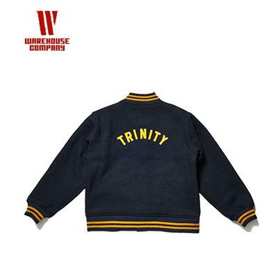 I*A様 【新品】ウエアハウス 1950'S NAVY VARSITY JACK WAREHOUSE（ウエアハウス） ヴィンテージメルトン スタジャン ヴァ