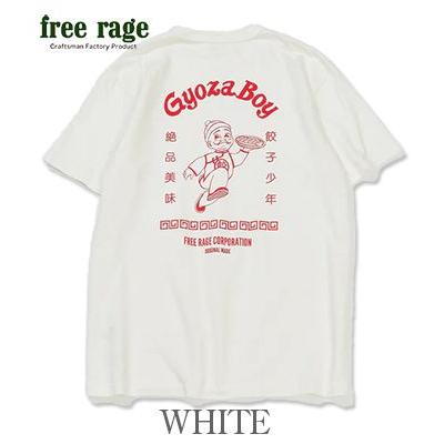 free rage（フリーレイジ） 半袖 リサイクルコットン プリント Tシャツ