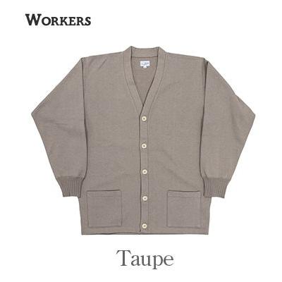 WORKERS ワーカーズ 長袖 カーディガン コットンセーター Cardigan 