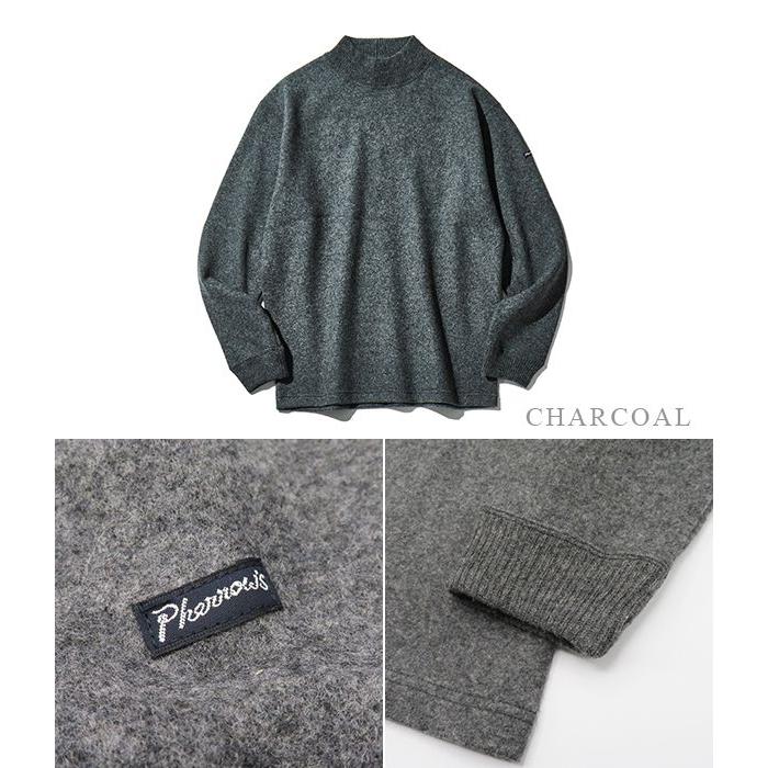 フェローズ 長袖 ニットソー  天竺素材 ウール モックネック セーター PHERROW'S MOC NECK KNIT SAW 22W-PMNS1｜organweb｜09