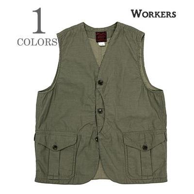 WORKERS ワーカーズ Reversed Sateen, OD クルーザーベスト WORKERS