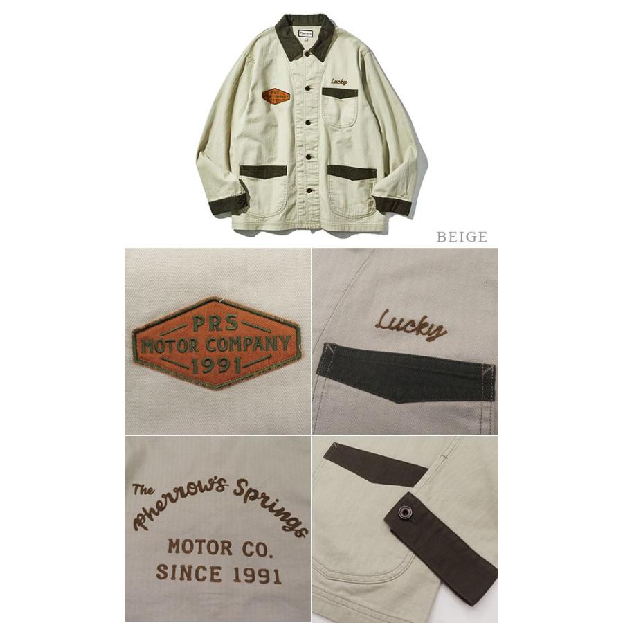 Pherrow's（フェローズ） ヘリンボーンツイル カバーオール PHERROW'S