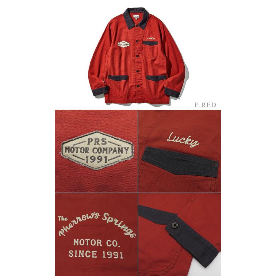 Pherrow's フェローズ ヘリンボーンツイル カバーオール PHERROW'S PRS