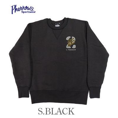 Pherrow's（フェローズ） トップ杢 両Vガゼット クルーネック