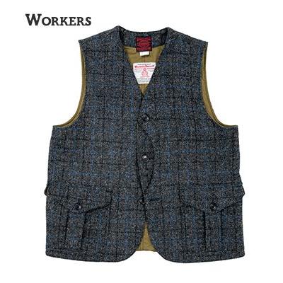 WORKERS ワーカーズ ハリスツイード クルーザーベスト WORKERS Cruiser